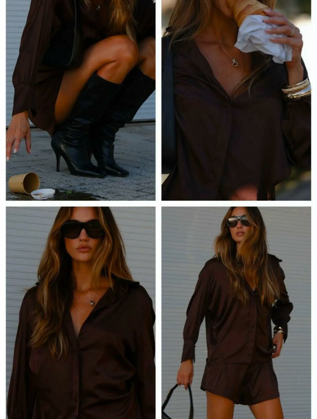 Imagem de Conjunto Sol Marrom Cloude